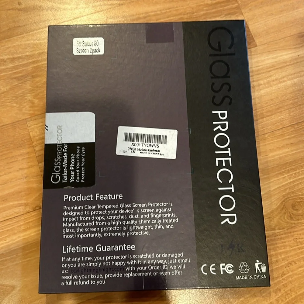 Tempered glass screen protector for Surface Go